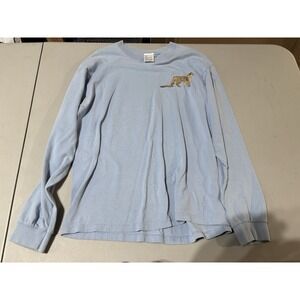 Vtg Jaguar L Sleeve‎ Shirt W/paw Prints M Main Line